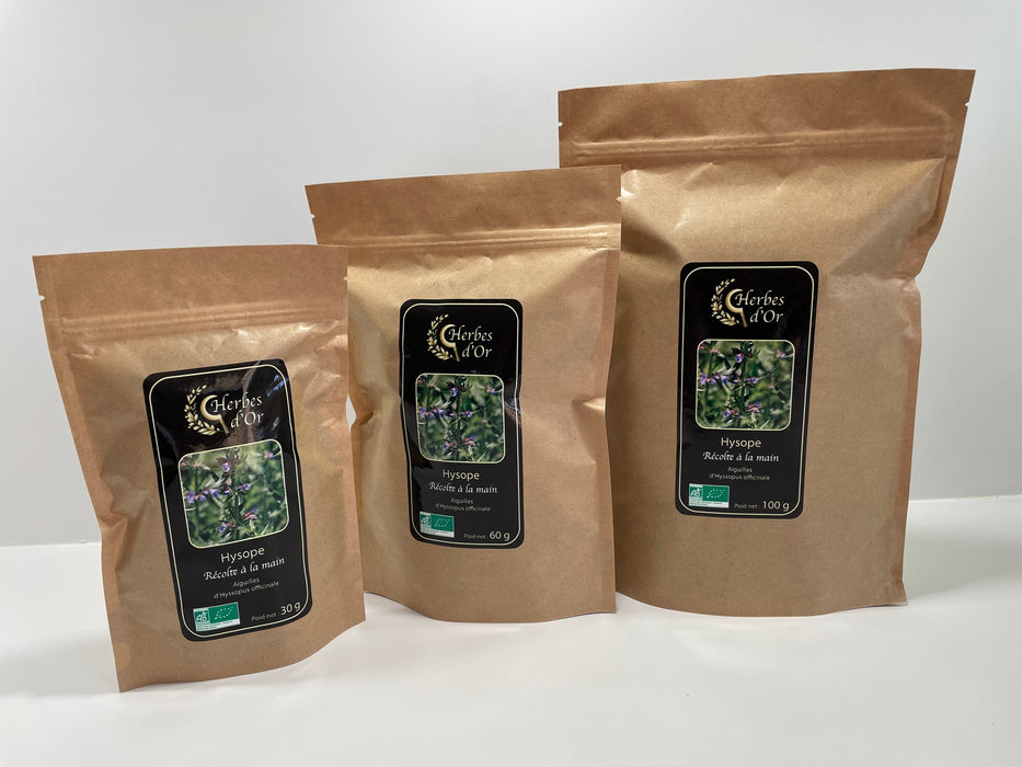 Hysope - Feuilles d’Hyssopus officinale -