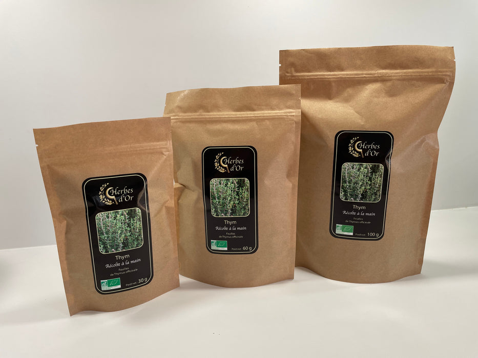 Thym - Feuilles de Thymus officinale - Rupture de stock récolte courant mai
